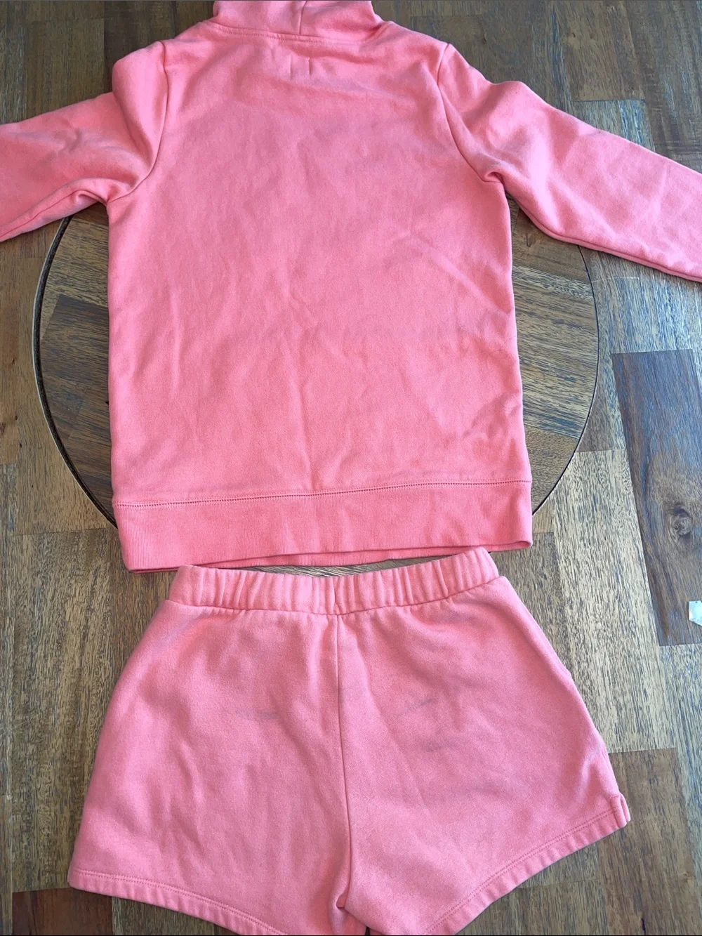 GAP‎ Coral Pink Hoodie and Shorts Set